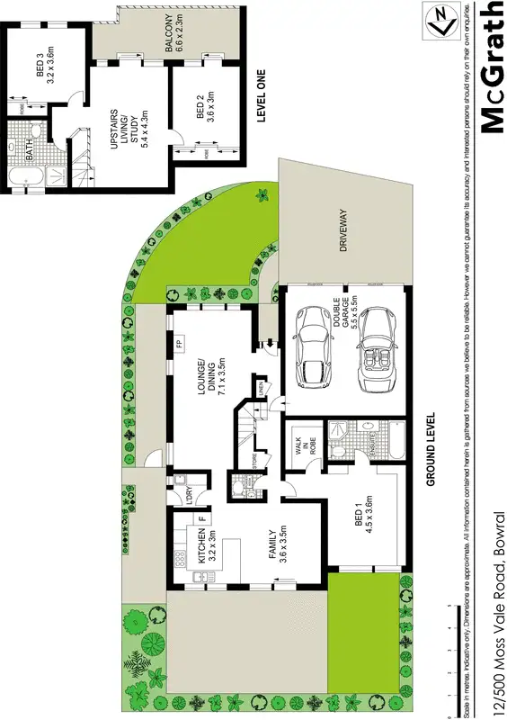 Floorplan of Homely townhouse listing, 12/500 Moss Vale Road, Bowral NSW 2576