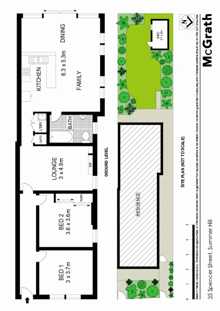 Floorplan of Homely house listing, 35 Spencer Street, Summer Hill NSW 2130