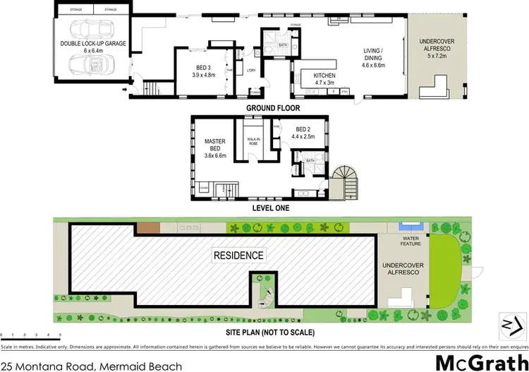 Floorplan of Homely house listing, 25 Montana Road, Mermaid Beach QLD 4218