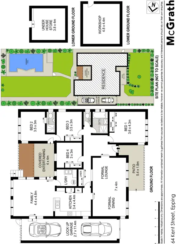 Floorplan of Homely house listing, 64 Kent Street, Epping NSW 2121