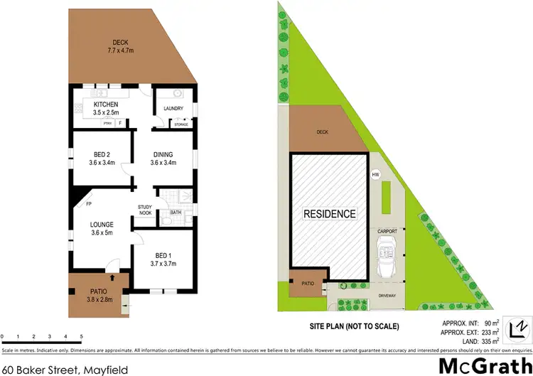 Floorplan of Homely house listing, 60 Baker Street, Mayfield NSW 2304