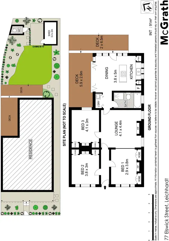 Floorplan of Homely house listing, 77 Elswick Street, Leichhardt NSW 2040