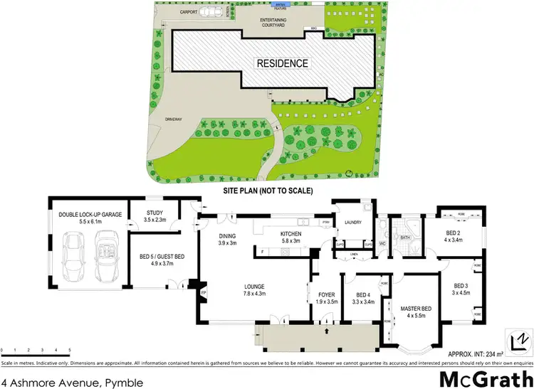 Floorplan of Homely house listing, 4 Ashmore Avenue, Pymble NSW 2073