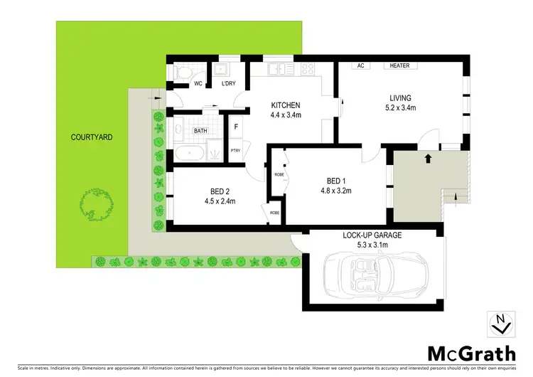 Floorplan of Homely unit listing, 3/16 Park Avenue, Glen Huntly VIC 3163