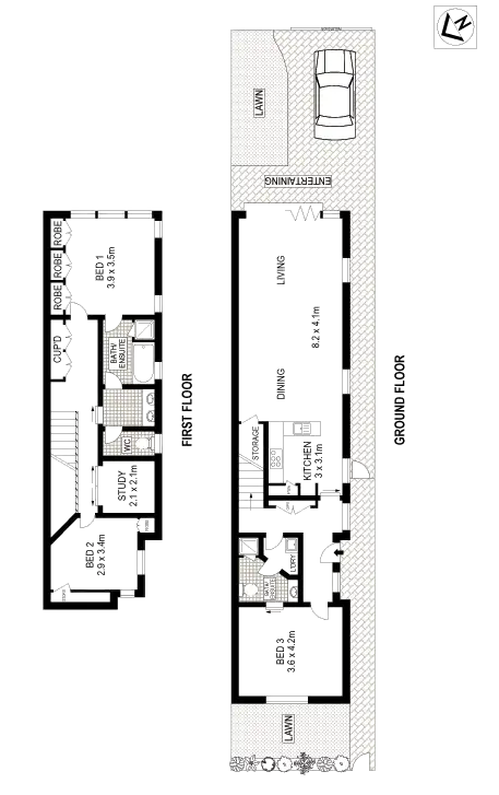 Floorplan of Homely house listing, 143 Lawrence Street, Alexandria NSW 2015