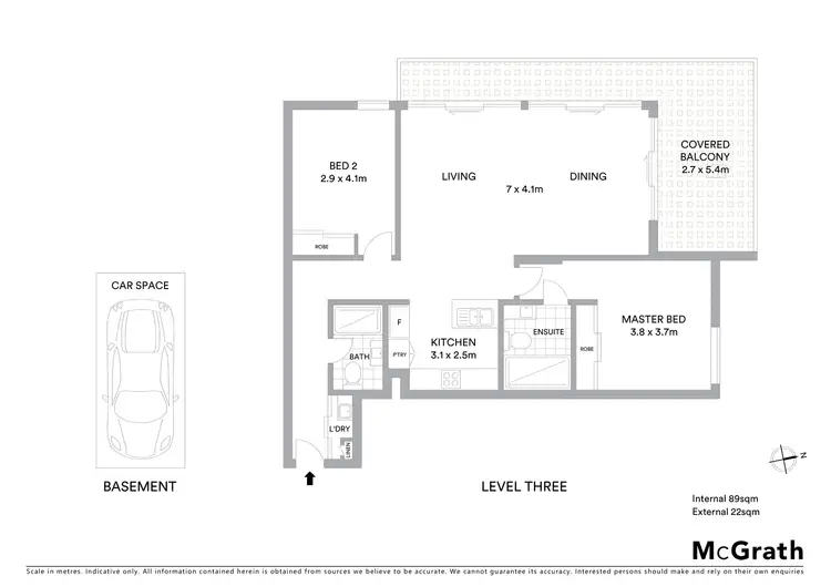Floorplan of Homely apartment listing, 69/22 Gladstone Avenue, Wollongong NSW 2500