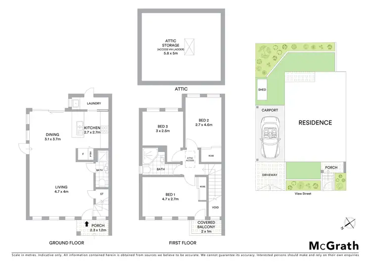 Floorplan of Homely house listing, 2A View Street, Marrickville NSW 2204