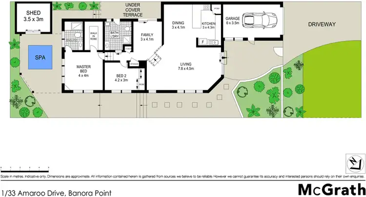 Floorplan of Homely house listing, 1/33 Amaroo Drive, Banora Point NSW 2486