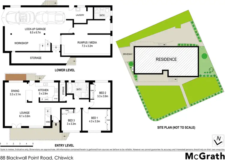 Floorplan of Homely house listing, 88 Blackwall Point Road, Chiswick NSW 2046