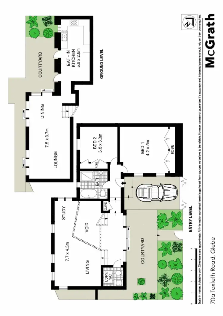 Floorplan of Homely house listing, 70A Toxteth Road, Glebe NSW 2037