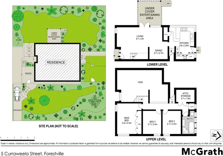Floorplan of Homely house listing, 5 Curraweela Street, Forestville NSW 2087