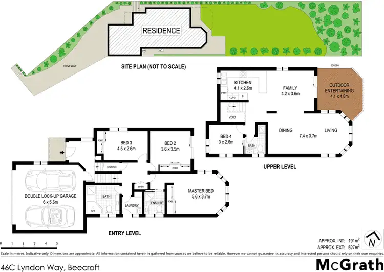 Floorplan of Homely house listing, 46C Lyndon Way, Beecroft NSW 2119