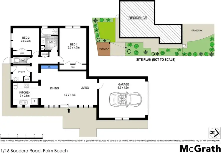 Floorplan of Homely townhouse listing, 1/16 Boodera Road, Palm Beach QLD 4221