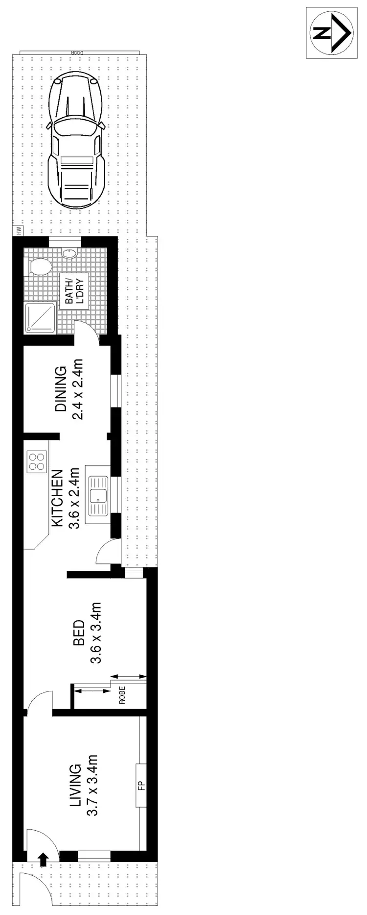 Floorplan of Homely house listing, 23 Mitchell Road, Alexandria NSW 2015