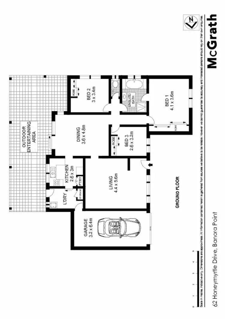 Floorplan of Homely house listing, 62 Honeymyrtle Drive, Banora Point NSW 2486