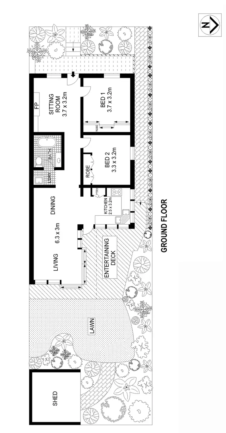 Floorplan of Homely house listing, 14 William Street, Ashfield NSW 2131