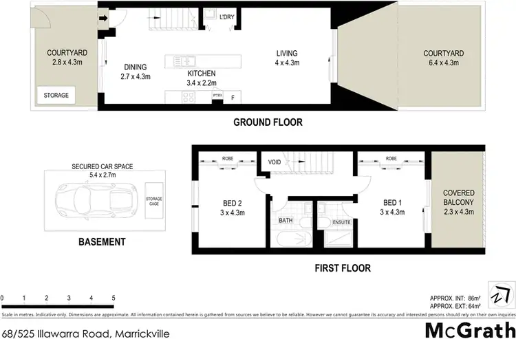 Floorplan of Homely apartment listing, 68/525 Illawarra Road, Marrickville NSW 2204