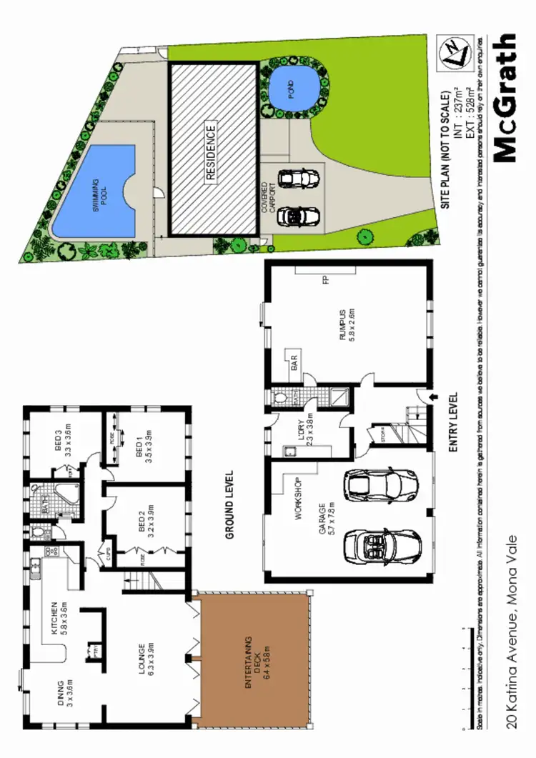 Floorplan of Homely house listing, 20 Katrina Avenue, Mona Vale NSW 2103