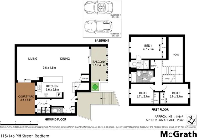 Floorplan of Homely apartment listing, 115/146 Pitt Street, Redfern NSW 2016