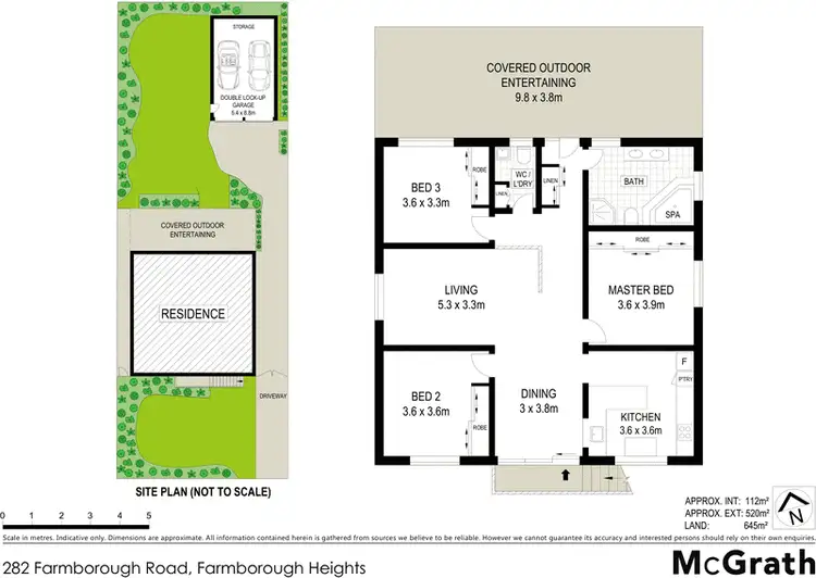 Floorplan of Homely house listing, 282 Farmborough Road, Farmborough Heights NSW 2526