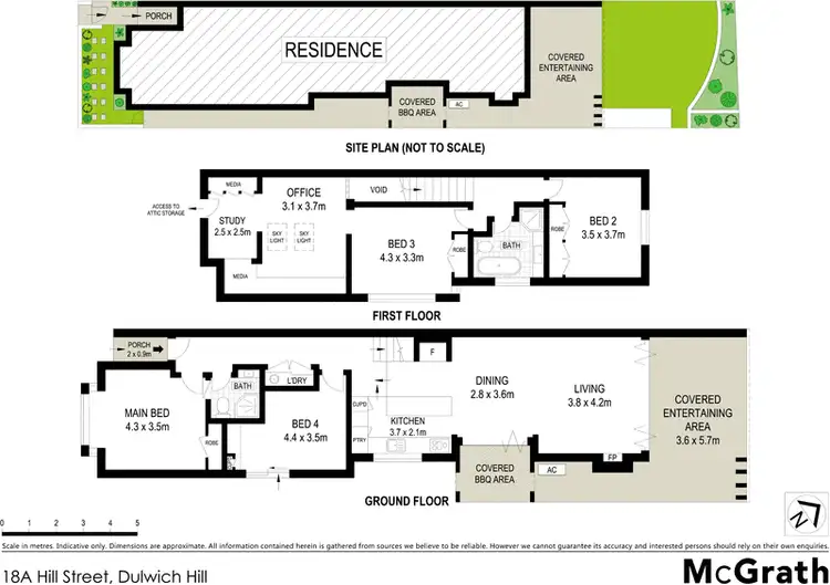 Floorplan of Homely house listing, 18A Hill Street, Dulwich Hill NSW 2203