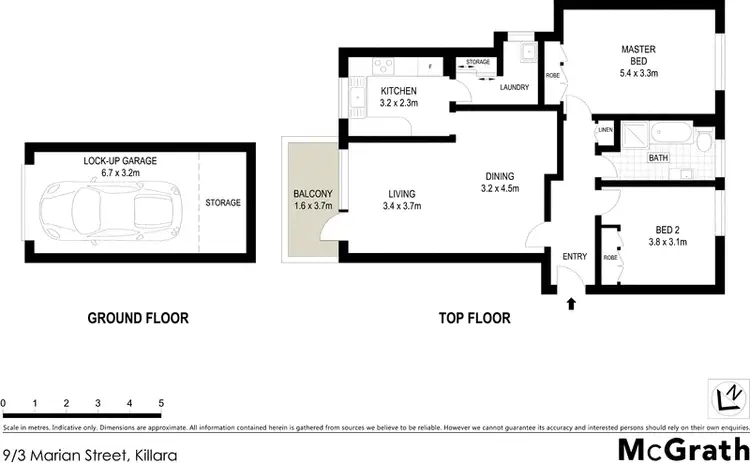 Floorplan of Homely apartment listing, 9/3 Marian Street, Killara NSW 2071
