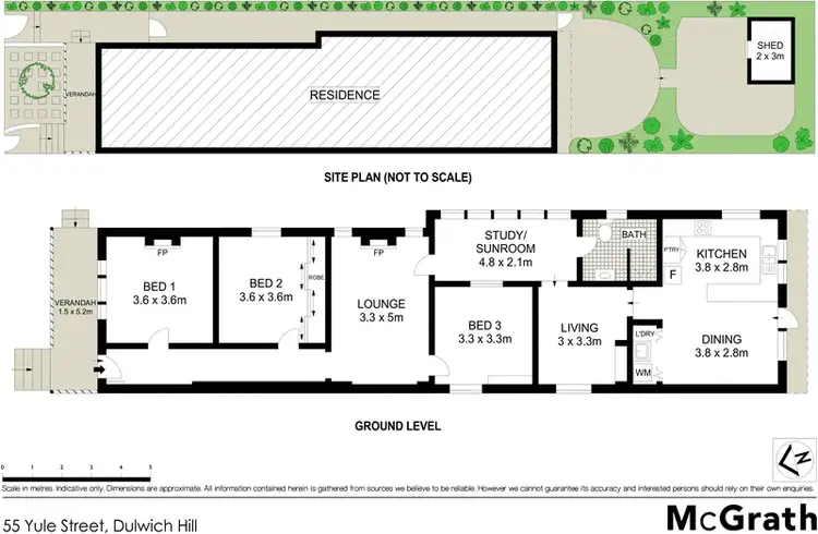 Floorplan of Homely house listing, 55 Yule Street, Dulwich Hill NSW 2203