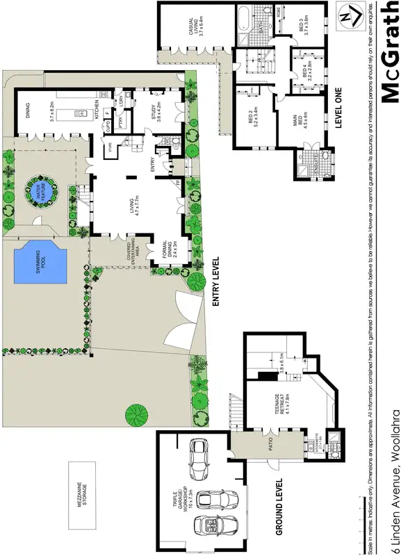 Floorplan of Homely house listing, 6 Linden Avenue, Woollahra NSW 2025
