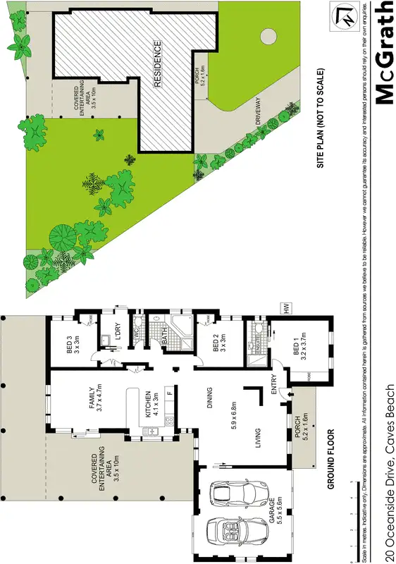 Floorplan of Homely house listing, 20 Oceanside Drive, Caves Beach NSW 2281