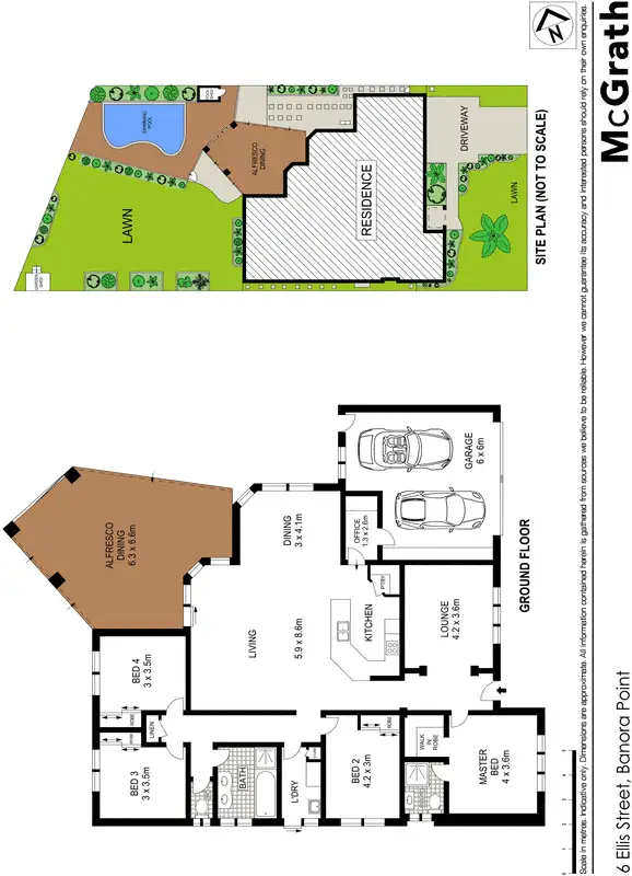 Floorplan of Homely house listing, 6 Ellis Street, Banora Point NSW 2486