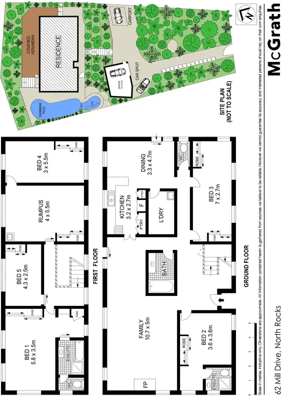 Floorplan of Homely house listing, 62 Mill Drive, North Rocks NSW 2151