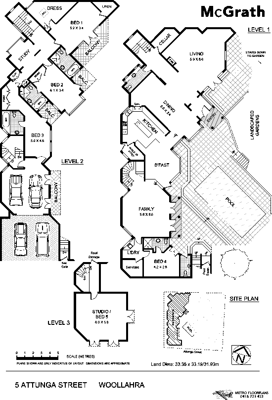 Floorplan of Homely house listing, 5 Attunga Street, Woollahra NSW 2025