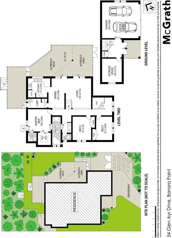 Floorplan of Homely house listing, 54 Glen Ayr Drive, Banora Point NSW 2486