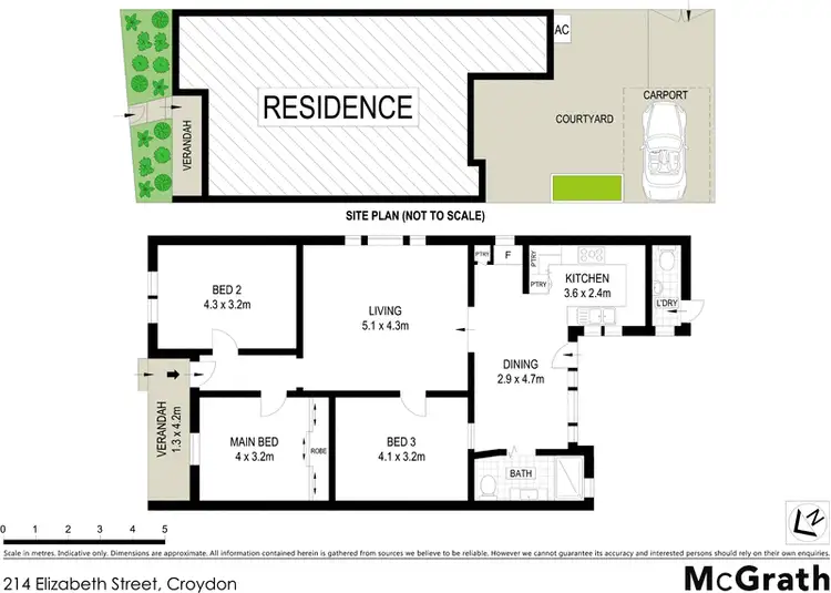 Floorplan of Homely house listing, 214 Elizabeth Street, Croydon NSW 2132