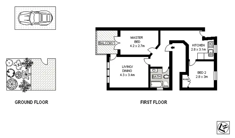 Floorplan of Homely apartment listing, 4/70 Birriga Road, Bellevue Hill NSW 2023