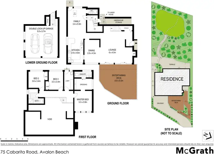 Floorplan of Homely house listing, 75 Cabarita Road, Avalon Beach NSW 2107