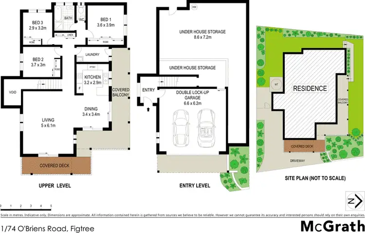 Floorplan of Homely house listing, 1/74 O'Briens Road, Figtree NSW 2525