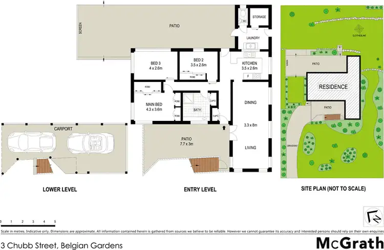 Floorplan of Homely house listing, 3 Chubb Street, Belgian Gardens QLD 4810