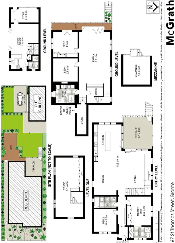 Floorplan of Homely house listing, 67 St Thomas Street, Bronte NSW 2024