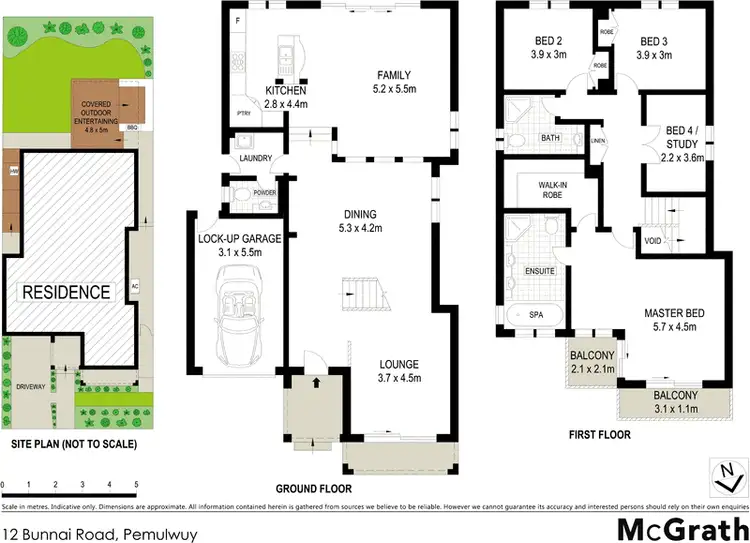 Floorplan of Homely house listing, 12 Bunnai Road, Pemulwuy NSW 2145