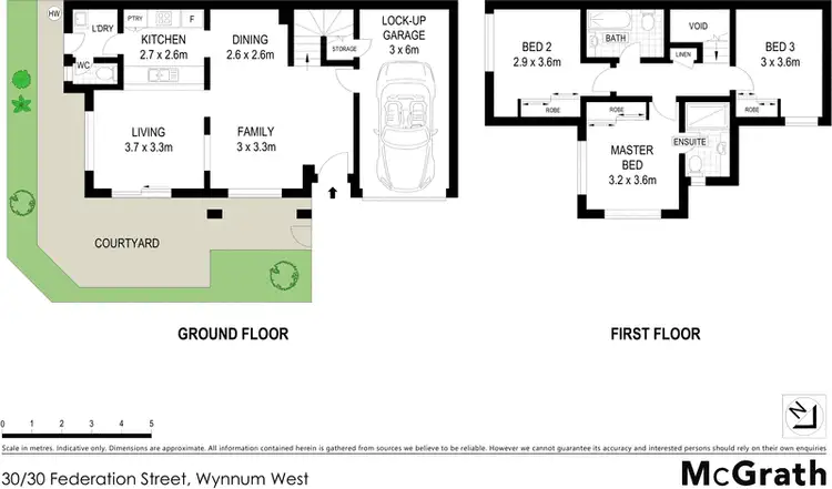 Floorplan of Homely townhouse listing, 30/30 Federation Street, Wynnum West QLD 4178