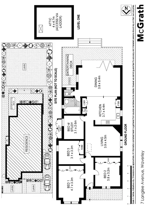 Floorplan of Homely house listing, 7 Langlee Avenue, Waverley NSW 2024