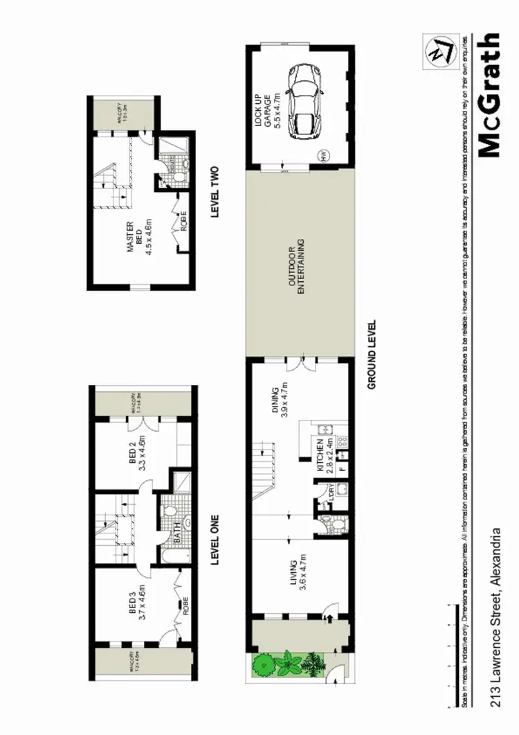 Floorplan of Homely house listing, 213 Lawrence Street, Alexandria NSW 2015