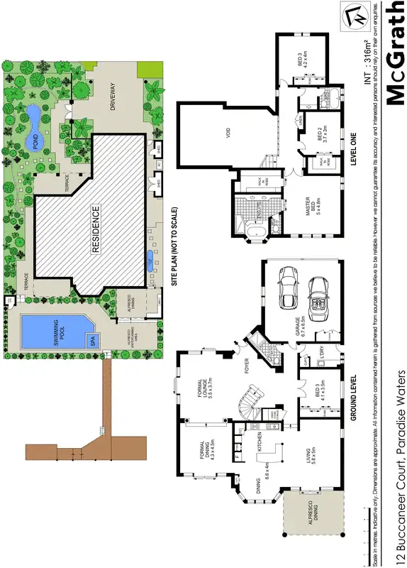 Floorplan of Homely house listing, 12 Buccaneer Court, Paradise Waters QLD 4217