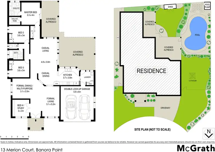 Floorplan of Homely house listing, 13 Merion Court, Banora Point NSW 2486