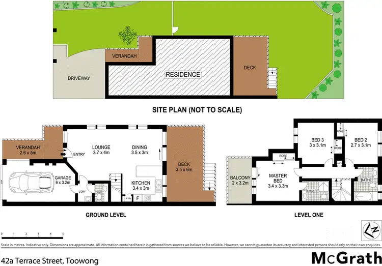 Floorplan of Homely townhouse listing, 42A Terrace Street, Toowong QLD 4066