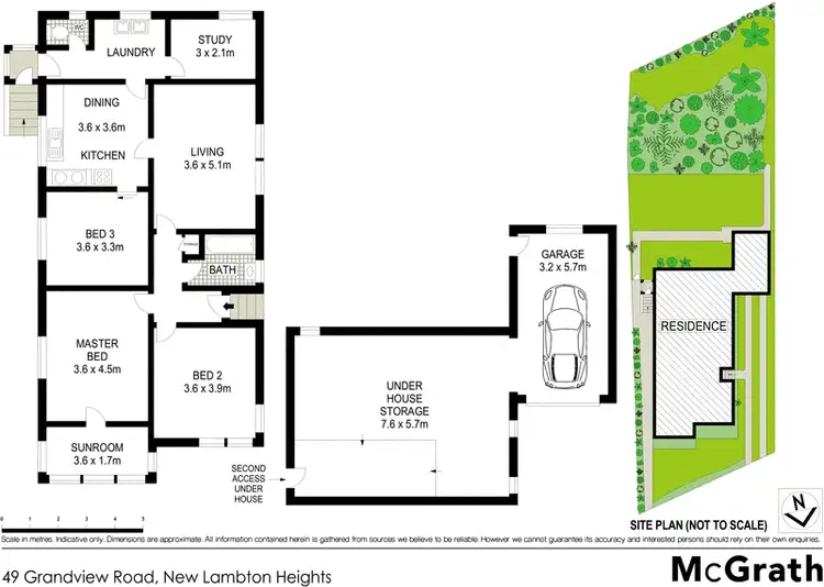 Floorplan of Homely house listing, 49 Grandview Road, New Lambton Heights NSW 2305