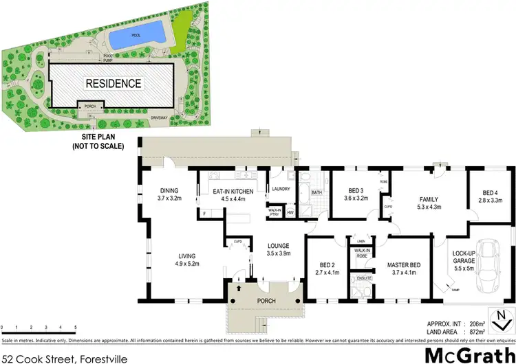 Floorplan of Homely house listing, 52 Cook Street, Forestville NSW 2087