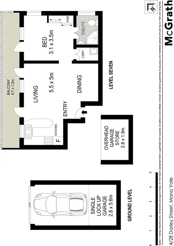 Floorplan of Homely apartment listing, 4/28 Darley Street, Mona Vale NSW 2103