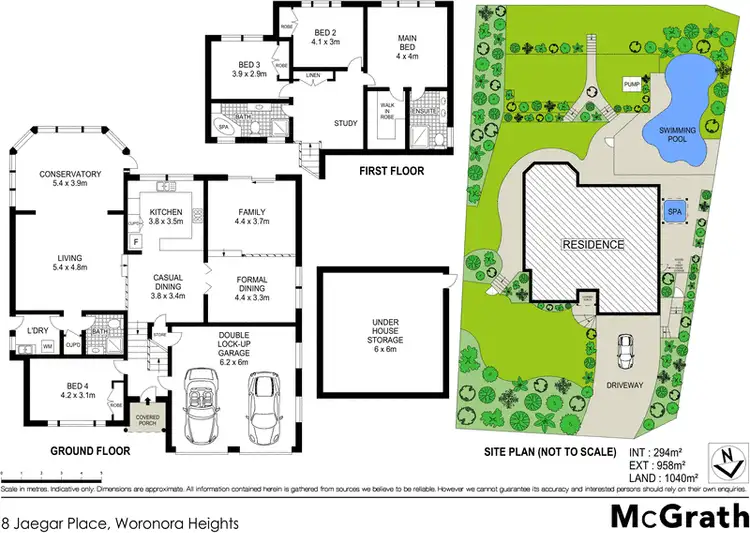Floorplan of Homely house listing, 8 Jaeger Place, Woronora Heights NSW 2233